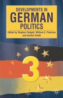 Developments in German Politics 3 0822332663 Book Cover
