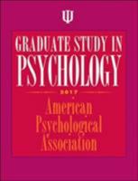 Graduate Study in Psychology 1433826429 Book Cover