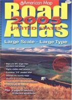 American Map Road Atlas 2005 United States: Large Scale Large Type 0841625174 Book Cover
