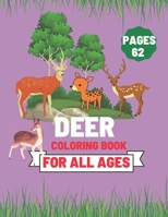 Deer Coloring Book for All Ages B09BC73TBQ Book Cover