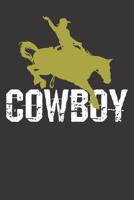 Notebook: Dot Grid Dotted 6x9 120 Pages Rodeo Horse Riding Cowboy Gift Western Country Equestrian 1081998962 Book Cover