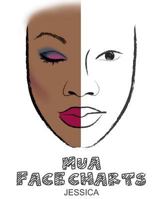 MUA Face Charts Jessica 1983904503 Book Cover