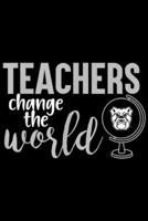 Teachers Change The World: Butler Bulldogs Teachers Change The World - Apparel Journal/Notebook Blank Lined Ruled 6x9 100 Pages 1695496043 Book Cover
