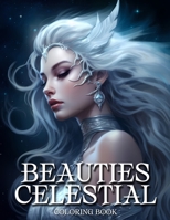 Beauties Celestial Coloring Book: Beautiful Portraits Fantasy Women Coloring Book For Adults B0C6BX92FS Book Cover