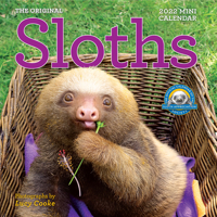 Original Sloths Mini Wall Calendar 2022: 12 Months of Irresistible Cuteness, Sloth Trivia, Stories, and Facts 152351213X Book Cover