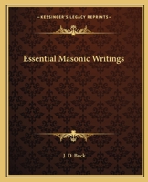 Essential Masonic Writings 1162809973 Book Cover