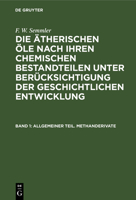 Allgemeiner Teil. Methanderivate 3112337654 Book Cover