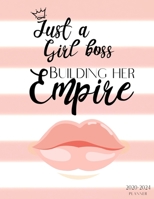 Just a girl boss building her empire 2020-2024 Planner: 5 years worth organisation, 60 months, mind maps for every 6 months, contacts and birth day ... to remind you to stay right on the path! 1657281515 Book Cover