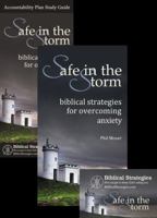 Safe in the Storm: Book, Scripture Memory Pack and Study Guide 0988194295 Book Cover