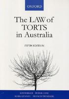 The Law of Torts in Australia 0195572394 Book Cover