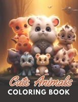 Cute Animals Coloring Book for Kids: Fun and Creative Coloring Book for All Ages B0CN8Y9PX8 Book Cover