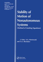 Stability of Motion of Nonautonomous Systems (Methods of Limiting Equations): (Methods of Limiting Equations 036745596X Book Cover