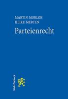 Parteienrecht 316156460X Book Cover