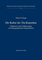 Die Kultur Der Alu-Kurumbas: Ergebnisse Einer Feldforschung Mit Ethnographischen Originaltexten 3447109483 Book Cover