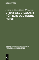 Strafgesetzbuch f�r das Deutsche Reich 3112412737 Book Cover