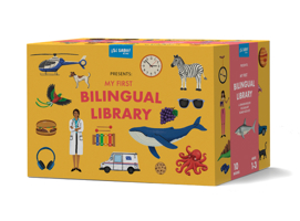 My First Bilingual Library: A Spanish-English Vocabulary Board Book Set of Colors, Numbers, Animals, Abcs, a ND More 1958803839 Book Cover
