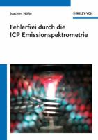 Fehlerfrei durch die ICP Emissionsspektrometrie 3527318976 Book Cover