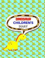 Dinosaur Children's Diary: For Kids Ages 4-8 Childhood Learning, Preschool Activity Book 100 Pages Size 8.5x11 Inch 1726894517 Book Cover