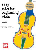Easy Solos for Beginning Viola, Level 1 1562222449 Book Cover