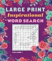 Large Print Inspirational Word Search Volume 1 1645174395 Book Cover