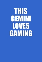 This Gemini Loves Gaming Hands Notebook: 100 College Ruled Lined Pages 1677763388 Book Cover