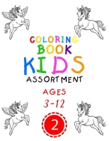 Coloring Book Kids Assortment Ages 3-12 2: Witch Coloring Pages Cars, Buses, Animals, Flowers B08TW5FNXS Book Cover