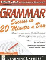 Grammar Success in 20 Minutes a Day [With Access Code] 1576859312 Book Cover
