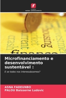 Microfinanciamento e desenvolvimento sustentável (Portuguese Edition) 620953760X Book Cover