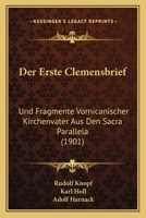 Der erste Clemensbrief 1017343152 Book Cover