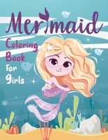 Mermaid Coloring Book for Kids: Magic under Sea World with Beautiful Mermaids and Cute Creatures for Toddlers Ages 4-8, 8-12 B0915BFVGN Book Cover