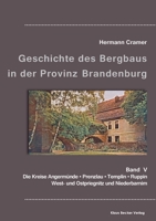 Beitrage Zur Geschichte Des Bergbaus in Der Provinz Brandenburg 3883720003 Book Cover