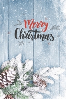 Merry Christmas: A Christmas Themed Journal Notebook for all your Holiday Notes 1706127847 Book Cover