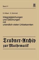 Integralgleichungen Und Gleichungen Mit Unendlich Vielen Unbekannten 3322006816 Book Cover