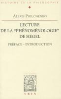 Lectures de la Phenomenologie de Hegel: Preface - Introduction 2711611655 Book Cover
