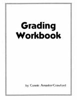 Grading Workbook with Ruler 0964951649 Book Cover