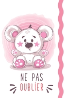 NE PAS OUBLIER: Carnet de note ligné pour écriture | Noter toutes les choses que vous avez peur d'oublier | Carnet de notes original et coloré pour ... ados, carnet pour fille. (French Edition) 1653221917 Book Cover