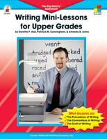 Writing Mini-lessons for Upper Grades: The Big-blocks Approach 0887241247 Book Cover