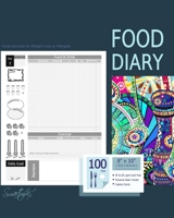 Food Diary: Journal and Planner to log Diet, with a Calorie Counter (A soft covered large notebook with 100 spacious daily record pages and more from ... (Food Journals for Weight Loss or Allergies) 1980200343 Book Cover