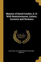 Memoir of David Coulter, D.D 1010277464 Book Cover