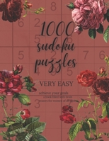 1000 Sudoku Puzzles: Very Easy: a book filed with brain teasers for women of all ages B0948N645P Book Cover