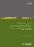 Ice Manual of Construction Materials 0727735977 Book Cover