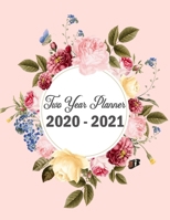 2020 - 2021 Planner, 2 Years Monthly Planner, 8-1/2 x 11, Large, Mina 1707959285 Book Cover