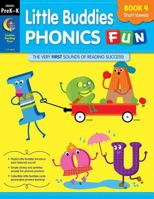 Little Buddies Phonics Fun Book 4 - Short Vowels 1616015233 Book Cover
