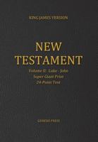 New Testament, Super Giant Print, Volume II 1722732539 Book Cover