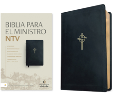 Biblia Para El Ministro Ntv, Letra Grande Con Filament (Sentipiel, Negro, Letra Roja) B0GQP2ZPFG Book Cover