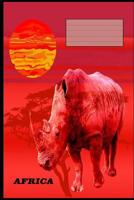 Africa: Rhino in Africa. 1071114743 Book Cover