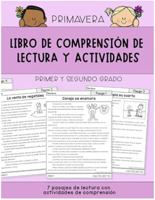 Libro de comprensión de lectura y actividades: Primer y segundo grado [Edición primavera] (Libros de trabajo para practicar la comprensión de lectura) (Spanish Edition) 1960304917 Book Cover