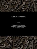 Cours de Philosophie 1535802952 Book Cover