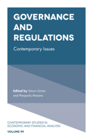 Governance and Regulations' Contemporary Issues (Contemporary Studies in Economic and Financial Analysis) 1787438163 Book Cover