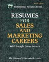 Resumes for Sales and Marketing Careers 084426637X Book Cover
